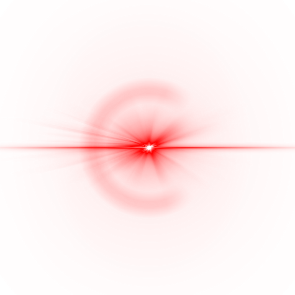 Lens flare Red light special effect